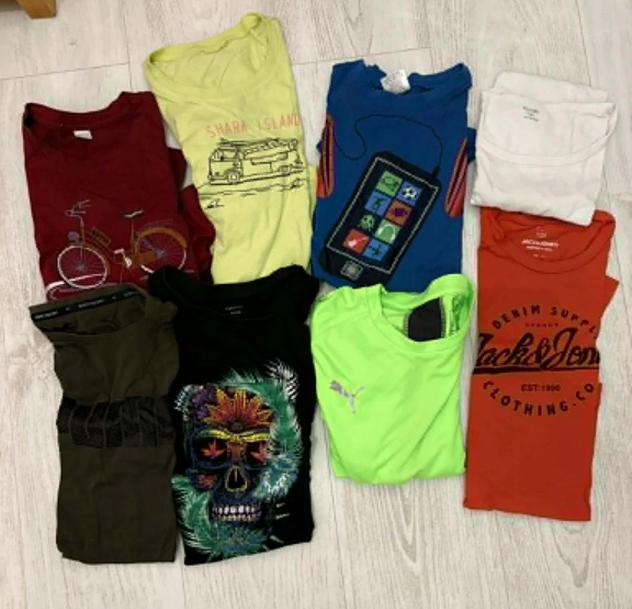 Lot de 8 tee shirts garçon